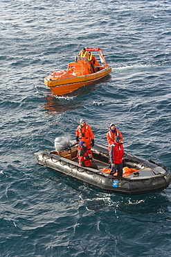 Images of the rescue of 154 people from the sinking expedition ship Explorer in Antarctica