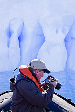 Natural history staff from the Lindblad Expedition ship National Geographic Endeavour doing various things in and around the Antarctic Peninsula