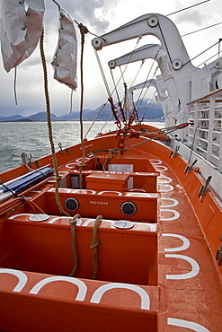 Views of the town of Ushuaia, Argentina