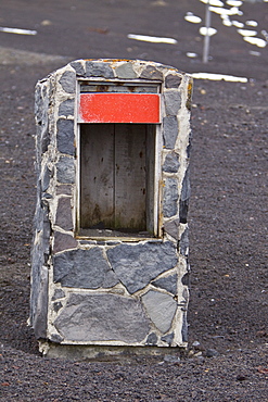 Safe box for emergency supplies, no longer in use. Deception Island, South Shetland Islands, Antarctic Peninsula