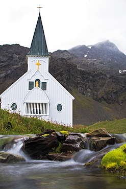 Views of Grytviken (Swedish for 'Pot Cove'), the principal settlement in the United Kingdom territory of South Georgia in the South Atlantic