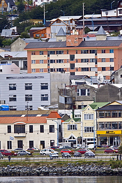 Views of the town of Ushuaia, Argentina