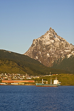 Views of the town of Ushuaia, Argentina