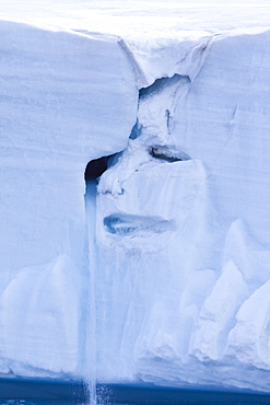 Views of Austfonna, an ice cap located on Nordaustlandet in the Svalbard archipelago, Norway