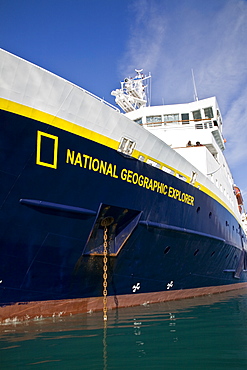 The Lindblad Expedition ship National Geographic Explorer, Svalbard Archipelago, Antarctica