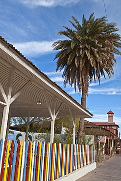 Scenes from around the French influenced port town of Santa Rosalia, Baja California Sur, on the Baja Peninsula, Mexico.