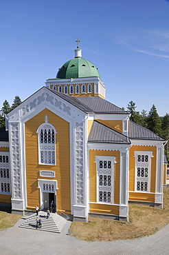 Kerimaki church, the largest wooden church in the world, built in 1847, near Savonlinna, Finland, Scandinavia, Europe