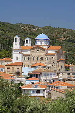 Church of the Holy Trinity, Pagondas, Samos, Eastern Sporades, Greek Islands, Greece, Europe 